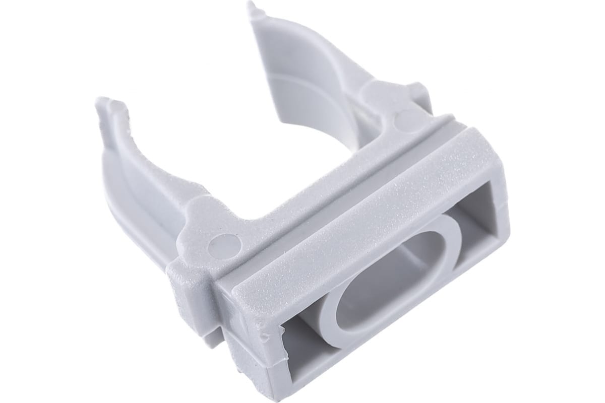 Держатель-клипса для труб экопласт d20 мм цвет серый. 05. Крепеж клипса 55. Крепеж клипса 20мм серая ат-50120-100. Крепеж скоба пластиковая промрукав.